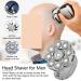 6 in 1 Electric Head Shaver for Bald Men | Upgraded 9D Floating Razor | Wet & Dry Cordless Grooming Trimmer - Buy Online on GoSupps.com