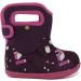 BOGS Baby Wellington Boots Plum Flower Stripe 71565 | UK 3-8 Child Sizes | Farm Purple Multi - Buy Online on GoSupps.com