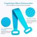 Inmorven 90cm Silicone Back Brush - Back Scrubbing Massage Brush for Thorough Body Cleaning - Blue Bathing Device - Buy Online on GoSupps.com