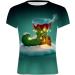 Christmas Ugly T-Shirt - Novelty 3D Printed Xmas Gift for Men & Women - X-Large Green - Buy Online on GoSupps.com