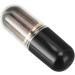 Retractable Makeup Brushes Portable Dense Bristle Small Compact Loose Powder Brush with Cover for Travel (Black) - Buy Online on GoSupps.com