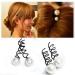 JUSTFOX 2 Magic Hair Clips Spiral | Large & Small Pearl Hair Accessories for Effortless Styling - Buy Online on GoSupps.com