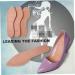 Buy Leather Arch Support Insoles - Portable Massaging Shoe Inserts for Flat Shoes - Breathable Comfort | 23.3cm - Buy Online on GoSupps.com