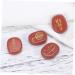 Holibanna Blue Model Foam 3pcs Palm Stone Mini Knit Hats Crystal Stone Pocket Worry Stone Chakra Gemestone Decoration Natural - Buy Online on GoSupps.com