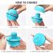 WWVVPET Interactive Cat Toy Ball with LED Light - 360 Self-Rotating USB Rechargeable | Fun Hunting Instinct Stimulation for Cats - Buy Online on GoSupps.com