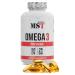 MST Omega 3 triglyceride 75 high dose 1000 mg fish oil per capsule 750 mg omega 3 fatty acids EPA + DHA better bioavailability pure & laboratory tested 180 capsules