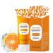 Orange Exfoliating Gel Scrub Purifying Exfoliating Gel for Face & Body Gentle Daily Exfoliator to Smooth & Refresh Dull Skin For All Skin Types (1pcs)