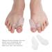 10 Pcs Silicone Toe Separators - Breathable Bunion Corrector Pads for Pain Relief & Overlapping Toes - International Shipping Available - Buy Online on GoSupps.com