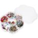 EXCEART Mini Brads: Small Round Metal Paper Fasteners - Pastel Colors for Scrapbooking, Crafting, DIY - 6-12mm - 1 Box - Buy Online on GoSupps.com