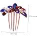 Angoily Flowers Hairpin Hair Accessories Rhinestone Flower Bride Crystal - Buy Online on GoSupps.com