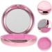 Healifty Portable Dental Retainer Box - Rose Gold | Braces & Invisible Denture Case with Mirror | Oral Care Box - 8.7X2.7CM - Buy Online on GoSupps.com