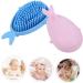 GAFOKI Baby Shampoo Brush Set - Newborn Hair Washing Tool with Scalp Exfoliator, Cartoon Whale Design for Gentle Bath Time - Buy Online on GoSupps.com