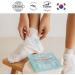 Clapoti Hydrating Foot Mask | K-Beauty | Repairing Treatment with Ginger Green Tea and Cypress | Deep Hydration & Repair 6 pack - Buy Online on GoSupps.com