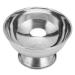 Stainless steel shaving foam bowl shaving mug in exquisite design for men to shave