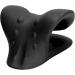 Neck Shoulder Relaxer Cervical Traction Device Arch Shaped Support Muscle Relaxing Ergonomic for Daily Use (Black) - Buy Online on GoSupps.com