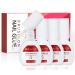 BOLASEN Super Strong Nail Glue for Fake Nails - 4 Bottles 15ml Brush on Nail Glue, Quick Press on Nail Glue for Acrylic Nails Professional, Long Lasting Nail Glues for Broken Nails 4pcs