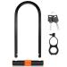 LuTuo Bike U Lock with 2 Keys Heavy Duty Anti Theft Bike Locks, 13.7mm Carbon Steel High Security U Lock for Bicycle with Mount Bracket, Extra Long Bicycle Lock for Scooter Mountain Road Bike Black
