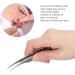 Multifunctional Stainless Steel Pointed Curved Tweezers for DIY Nail Art - Premium Nail Enhancement Tools - Buy Online on GoSupps.com