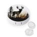 Contact Lens Case Deer Silhouette Portable Travel Contact Lens Box Contact Lens Storage Box
