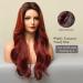 Esmee Ombre Red Brown Synthetic Wig for Women - Heat-Resistant Natural Long Wavy Hair for Daily Wear & Cosplay - Buy Online on GoSupps.com