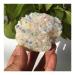 Natural Crystal Rough Home Decor White electroplated Quartz Crystal Cluster Specimen Stone Reiki Decoration Soothing Crystal Household (Size : 160-180g)
