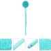 Healifty Silicone Handle Cleaner Brush - Shower Exfoliator & Back Massager | Double-Sided Body Scrub for Kids | Portable Bath Skin Brushing Tool - Sky-blue - Buy Online on GoSupps.com
