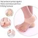 Silicone Gel Heel Protector for Plantar Fasciitis - Moisturizing Socks for Hard Cracked Dry Skin - One Pair by Alayna - Buy Online on GoSupps.com