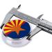 Arizona Flag Portable Metal Pill Box - Mini 3-Compartment Design for Travel | Ideal for Small Pills - Buy Online on GoSupps.com
