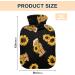 Cute Bear & Sunflower Heat Bottle - 2L Hot Water Bag for Pain Relief & Comfort - Buy Online on GoSupps.com