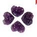3-4cm Rough Uruguay Heart Shaped Amethyst Geode Cluster Crystals s Natural Crystal Clusters Home Decoration Natural Stones and Minerals