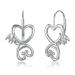 WINNICACA Sterling Silver Stethoscope Leverback Earrings Medical Stethoscope Jewelry for Doctor Nurse Medical Student Stethoscope Nurse Gifts for Women 2023 Graduation Nurse Week Gifts