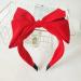 Lvyeer Red Big Bow Headbands for Women Bowknot Headbands Cute Red headbands - Buy Online on GoSupps.com
