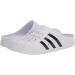 adidas Adilette Clog Slide Sandal - White/Core Black - Size 11 Women/10 Men - Buy Online on GoSupps.com