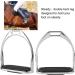 Salutuya 4.8 Comfortable Iron Stirrups with Rubber Pad for Safe & Pain-free Riding - Buy Online on GoSupps.com