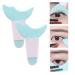 2 Pcs Mascara Eyelash Shield Applicator Guard Tool Multifunction Eyelash Eyeshadow Auxiliary Guard Pads Resusable Silicone Eyeliner Pads Stencils Eye Cream Spoon Prevent Spoiling Makeup Lazy Quick Eye Makeup Tool