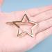 Yheakne Vintage Star Hair Clip Barrette Gold Hair Barrette Pin Metal Hair Clamp Half Bun Holder Clips Decorative Hair Accessories for Women and Girls (Gold) - Buy Online on GoSupps.com