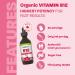 Certified Organic Vitamin B12 5000mcg Drops Methylcobalamin 50 Servings Land Art - Vegan - Sugar Free Maximum Absorption Made in Canada - Buy Online on GoSupps.com