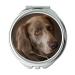 Mirror Compact Mirror Weimaraner Dog Hunting Dog Animal Portrait Pet pocket mirror portable mirror