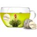Creano Tea Flowers Gift Set in Wooden Box - 12 Blooming Teas in 4 Varieties, Perfect White Tea Gift for Tea Lovers - Buy Online on GoSupps.com