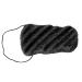 Konjac Sponge Set - 100% Natural Large Body & Face Sponge for Deep Cleansing | Wavy Design (Black) - Perfect for Skincare - Buy Online on GoSupps.com