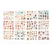 Dajidafu Nails Stickers Lovely Acrylic Maple Leaf Decals Manicure Beauty Adhesive Geometric Animal Decorations Accessories 1680 BN1669 BN1669 1680
