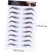 Balacoo 5pcs Eyebrow Stickers Black Stickers Authentic Eyebrows Makeup Brow Sticker Miss Natural Blush - Buy Online on GoSupps.com