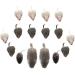 QUOZUO Cat Mouse Toys Rattle Furry Cat Mice Pet Toys with Rattles for Pet Cat Kitten 16pcs Black and white - Buy Online on GoSupps.com