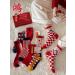 Chinese New Year Red Cotton Women's Socks - Comfortable Natal Year Design - Size 36-40 - Style 2 - Buy Online on GoSupps.com