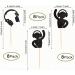 BoningNEW 24PCS DJ Earphone Disco Cupcake Topper for Music Theme Party Birthday Party Wedding Baby Shower Party Black Glitter Cake Decorations Picks Supplies - Buy Online on GoSupps.com
