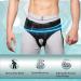 Wonder Care Black Inguinal Hernia Support Truss - Adjustable Double Inguinal & Sports Hernia with Removable Pads for Injury Recovery (M: 32-35 Inches) - Buy Online on GoSupps.com