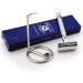 Retro Style Stainless Steel Safety Razor with Stand for Wet Shaving - Premium Blade-Free Experience - Buy Online on GoSupps.com