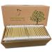 Beautiful Mind Organic Bamboo Cotton Swabs  Value Pack of 500  Eco-Friendly, Biodegradable  Vegan, Non Plastic Qtips Kraft Paper Box (Drawer Box)