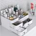 MIUOPUR Large White Makeup Organizer with Drawers for Cosmetics, Jewelry, and Skincare - Buy Online on GoSupps.com
