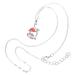 Yardenfun Frog Necklace Choker Necklaces for Women Princess Pendant Chocker Necklace for Women Mushroom Amulet